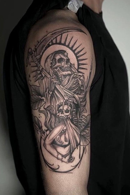 Tatuaje Blackwork custom en Bilbao